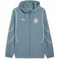 Puma Тъкано Горнище Olympique De Marseille Pre Match Woven Jacket 2024 2025 Adults  Мъжки горнища с цип