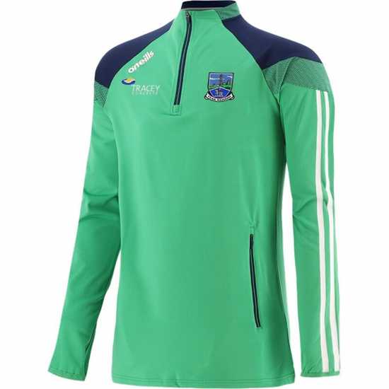 Oneills Fermanagh Rockway Brushed Half Zip Top Junior  GAA All