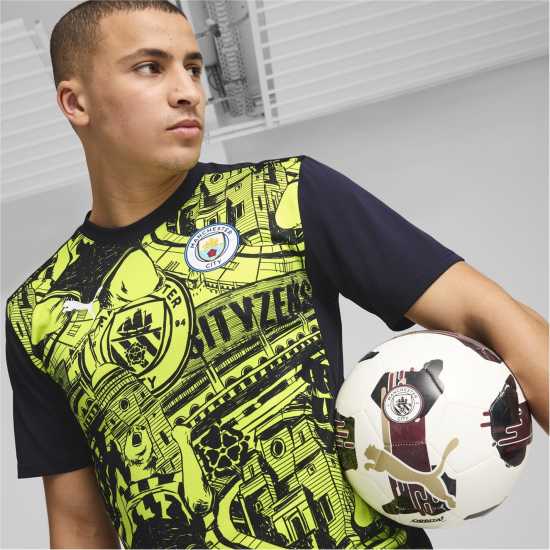 Puma Manchester City Fc Pre Match Shirt 2024 2025 Adults  Всекидневно футболно облекло