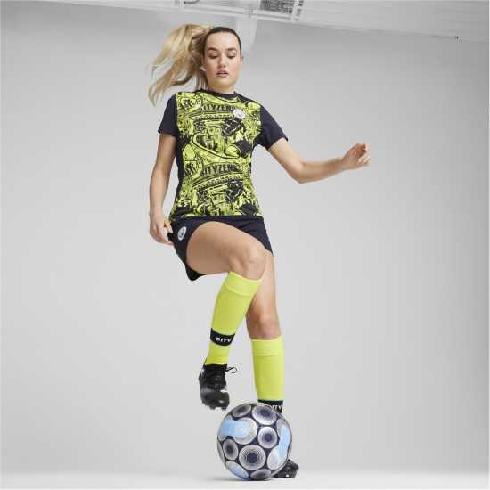 Puma Manchester City Fc Pre Match Shirt 2024 2025 Womens  Всекидневно футболно облекло