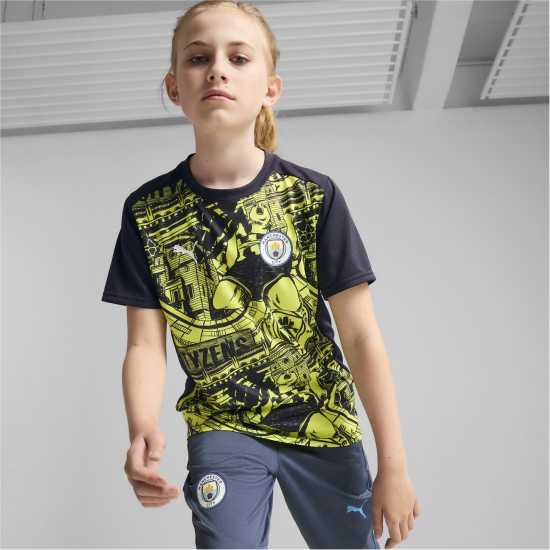 Puma Manchester City Fc Pre Match Shirt 2024 2025 Juniors  Детски тениски и фланелки