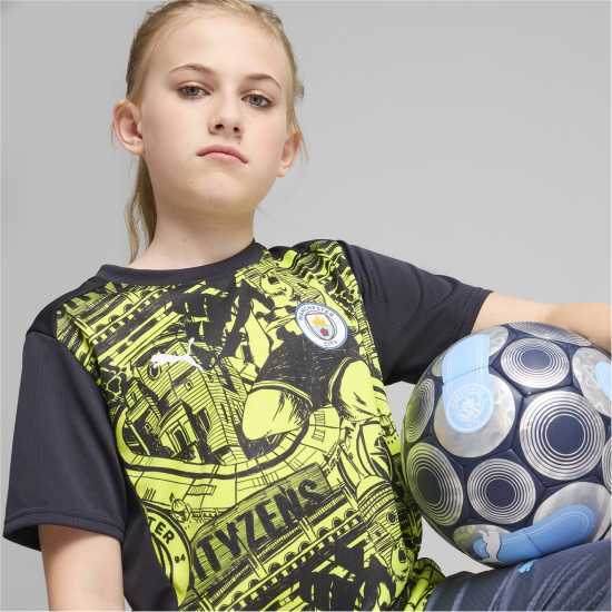 Puma Manchester City Fc Pre Match Shirt 2024 2025 Juniors  Детски тениски и фланелки