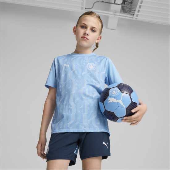 Puma Manchester City Prematch Shirt 2024 2025 Junior  Детски тениски и фланелки