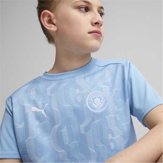 Puma Manchester City Prematch Shirt 2024 2025 Junior  Детски тениски и фланелки