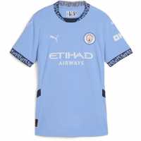 Домакинска Футболна Фланелка Puma Manchester City Home Shirt 2024 2025 Womens  Дамско облекло плюс размер