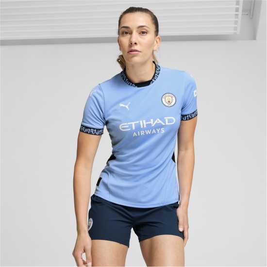 Домакинска Футболна Фланелка Puma Manchester City Home Shirt 2024 2025 Womens  Дамско облекло плюс размер