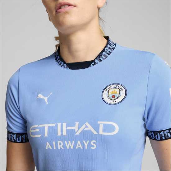 Домакинска Футболна Фланелка Puma Manchester City Home Shirt 2024 2025 Womens  Дамско облекло плюс размер