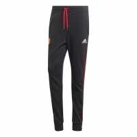 Adidas Manchester United Dna 3-Stripes Tracksuit Bottoms Черно/МУ Червено Мъжки долнища за бягане