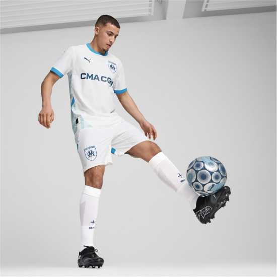 Puma Домакинска Футболна Фланелка Olympique De Marseille Authentic Home Shirt 2024 2025 Adults  