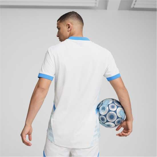 Puma Домакинска Футболна Фланелка Olympique De Marseille Authentic Home Shirt 2024 2025 Adults  