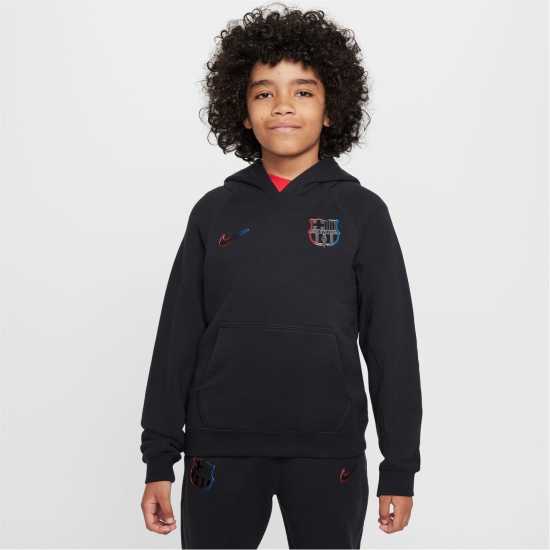 Nike Barcelona Pullover Hoodie 2024 2025 Juniors  