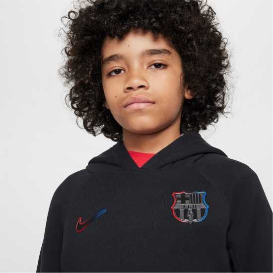 Nike Barcelona Pullover Hoodie 2024 2025 Juniors  