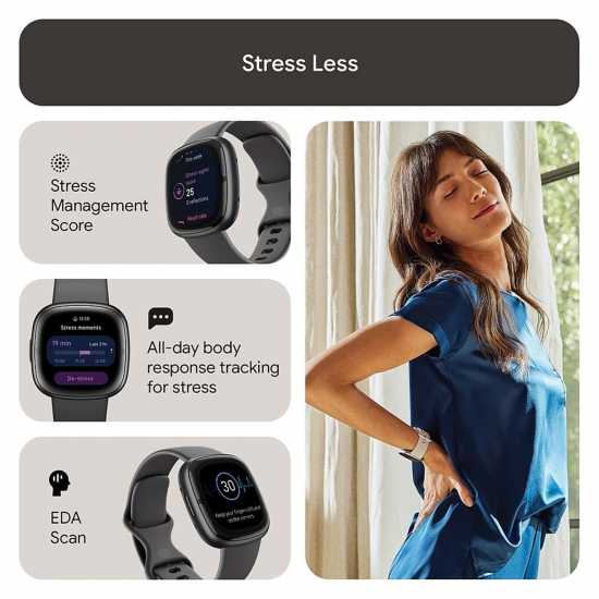 Fitbit Fitbit Sense 2 Smartwatch Shadow Grey & Graphite  Часовници