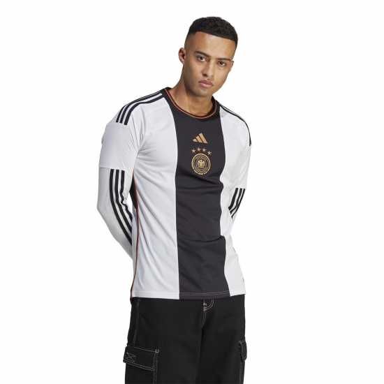 Adidas Риза С Дълъг Ръкав Germany Home Long Sleeve Shirt 2022 Adults  Мъжки ризи