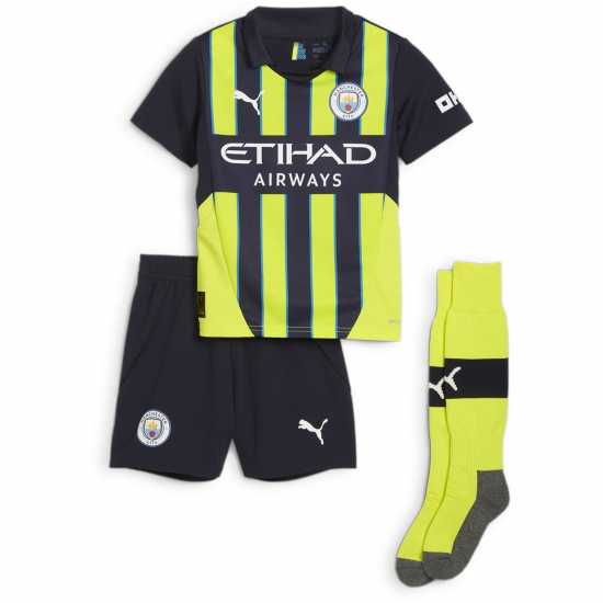 Puma Manchester City Away Minikit 2024 2025 Infants  