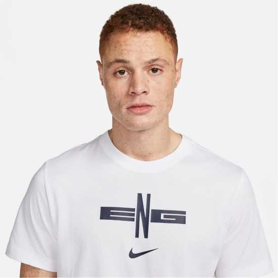 Nike England Men's T-Shirt Бяло Мъжки ризи