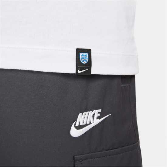 Nike England Men's T-Shirt Бяло Мъжки ризи