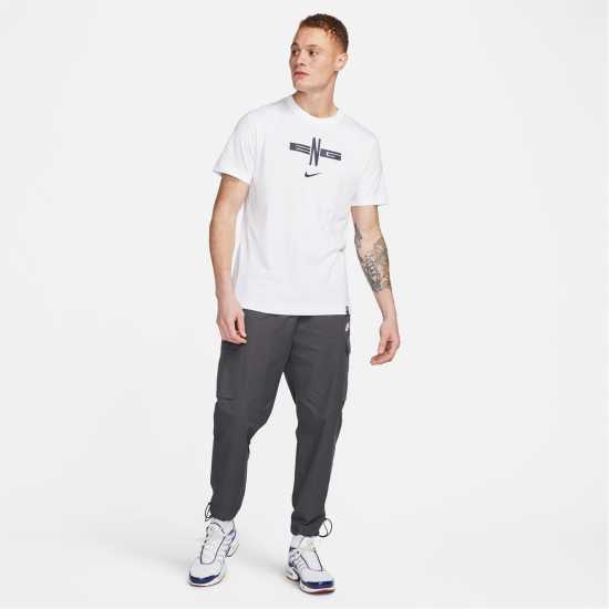 Nike England Men's T-Shirt Бяло Мъжки ризи