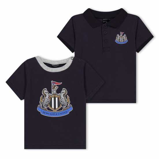 Castore Nufc 2Pk Set In99  Детски тениски тип поло