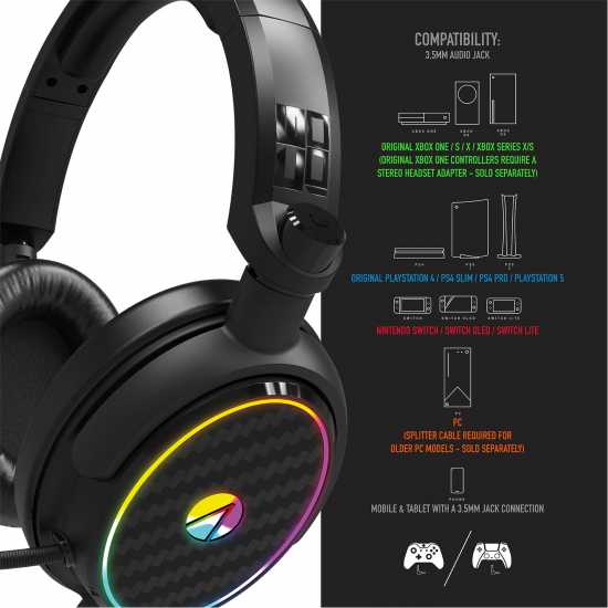 Stealth C6-100 Light Up Gaming Headset  Слушалки