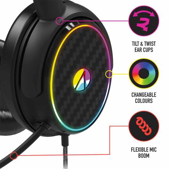 Stealth C6-100 Light Up Gaming Headset  Слушалки