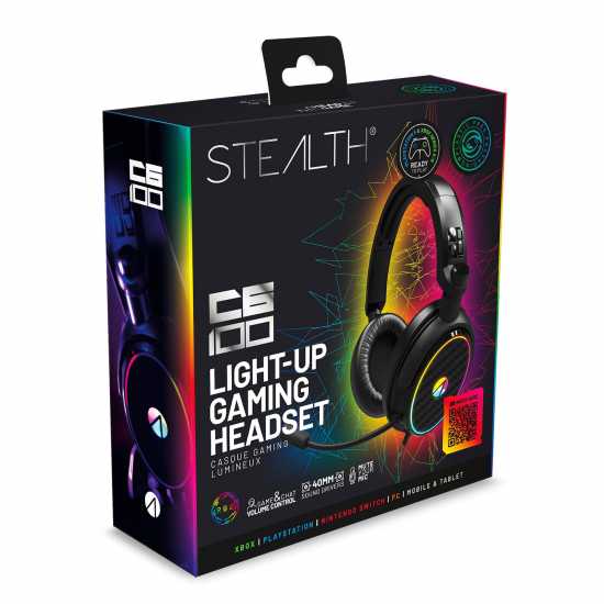 Stealth C6-100 Light Up Gaming Headset  Слушалки