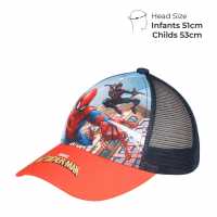 Character Peak Cap Childrens Spiderman 