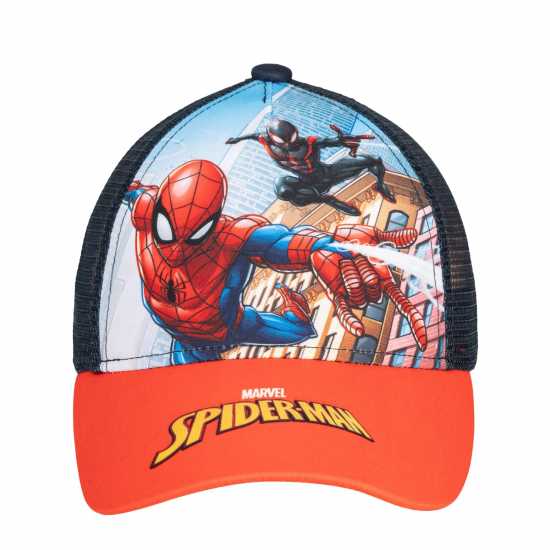 Character Peak Cap Childrens Spiderman 