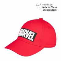 Character Peak Cap Childrens Marvel 