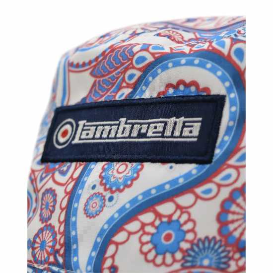 Lambretta Рибарска Шапка Bucket Hat Бяло 