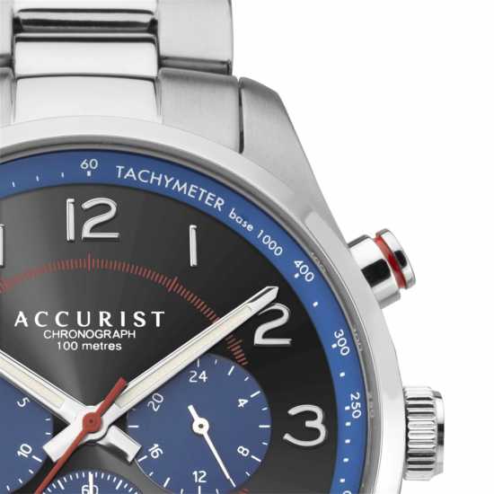 Accurist Chronograph Black Dial Watch  Часовници