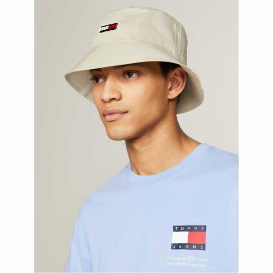 Рибарска Шапка Tommy Jeans Flag Bucket Hat Новинарска хартия Mens