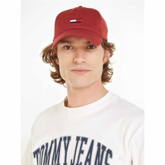 Tommy Jeans Flag Baseball Cap Червен XMO Шапки с козирка