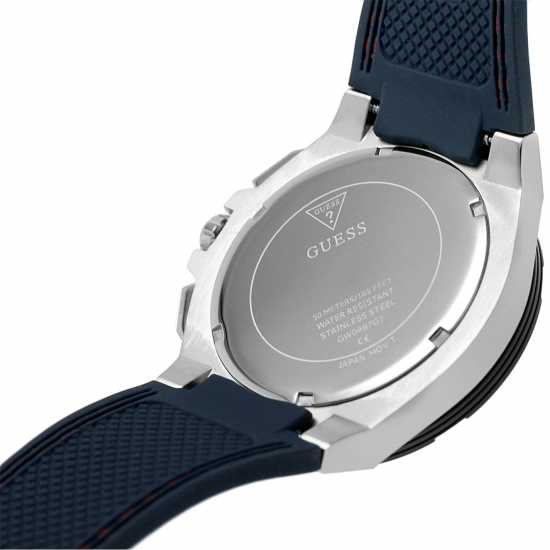 Guess Gents  Circuit Navy Blue Red Watch Gw0487G1  Часовници