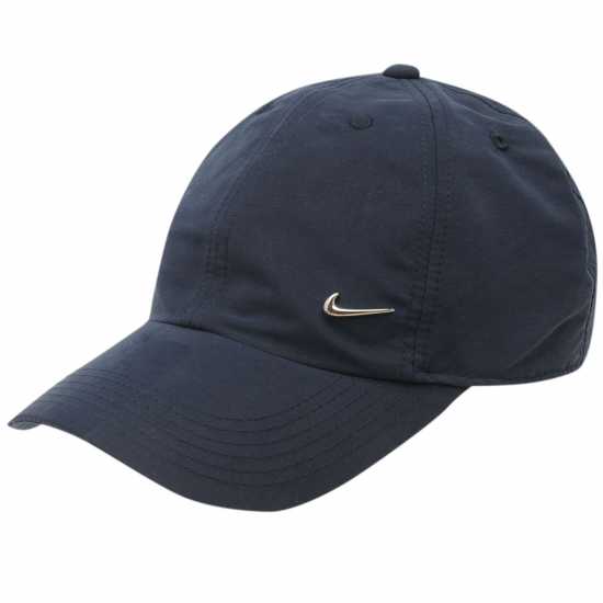 Nike Met Swoosh Cap Junior Navy Ръкавици шапки и шалове