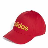 Adidas Daily Cap Алено червено/Златно Шапки с козирка