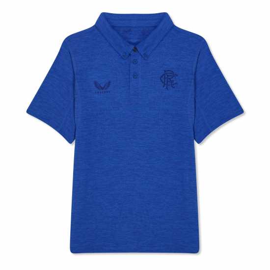 Детска Блуза С Яка Castore Rangers Lifestyle Polo Shirt Juniors  Детски тениски тип поло