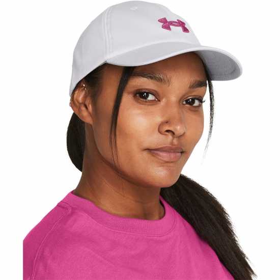 Under Armour Blitzing Adjustable Cap Womens Сив като розово Under Armour Caps and Hats