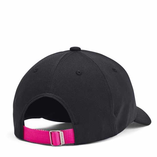 Under Armour Blitzing Adjustable Cap Junior Girls Black/Pink Under Armour Caps and Hats