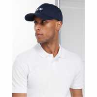 Hugo Boss Boss Zed Cotton Logo Cap Тъмно синьо Mens