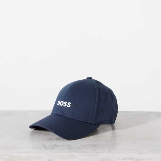 Hugo Boss Boss Zed Cotton Logo Cap Тъмно синьо Mens