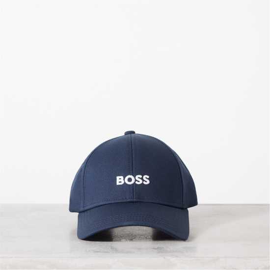 Hugo Boss Boss Zed Cotton Logo Cap Тъмно синьо Mens