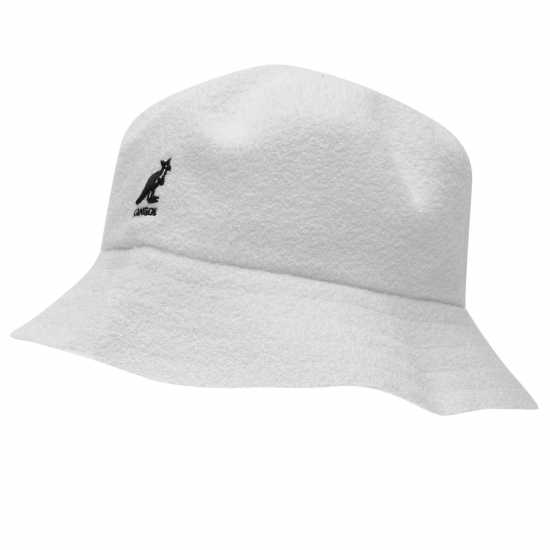 Kangol Мъжка Рибарска Шапка Boucle Bucket Hat Mens Бяло Kangol Caps and Hats