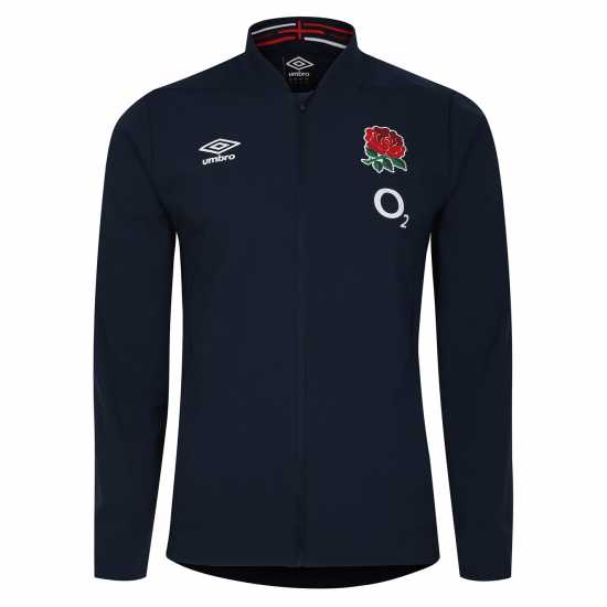 Umbro England Rugby Anthem Jacket 2023 2024 Adults Navy Blazer Мъжки грейки