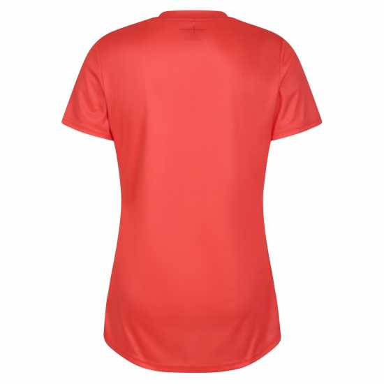 Umbro England Rugby Warm Up Shirt 2023 Womens Горещ Корал/Червено Дамски тениски и фланелки