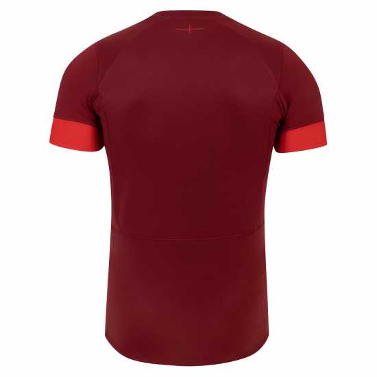 Umbro England Rugby Training Shirt 2023 2024 Adults Red/Scarlet Мъжко облекло за едри хора