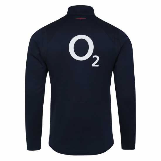 Umbro England Rugby Half Zip Fleece Top 2023 2024 Adults Nvy Blzr/Scrlt Мъжки къси панталони