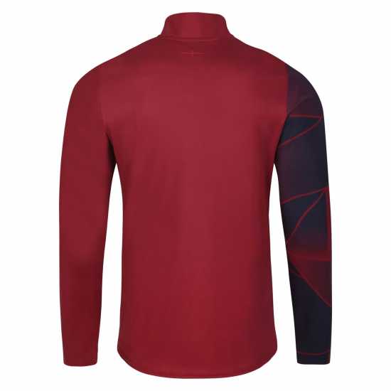 Umbro England Rugby Warm Up Layer Top 2023 Juniors Tbtn Red/Navy Детски якета и палта