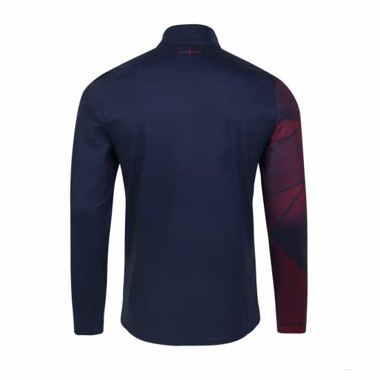 Umbro England Rugby Warm Up Layer Top 2023 Juniors Navy/Red Детски якета и палта