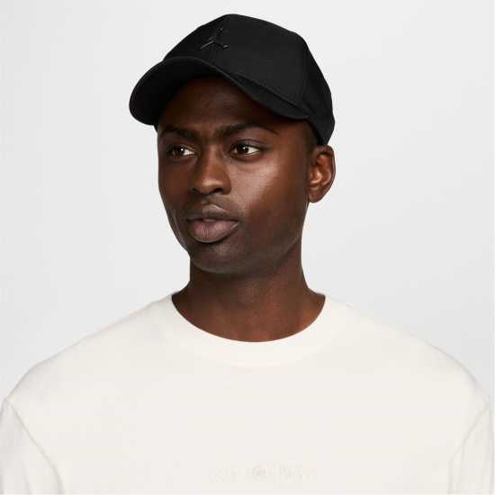 Nike Air Jordan Rise Cap Adjustable Hat Черно 